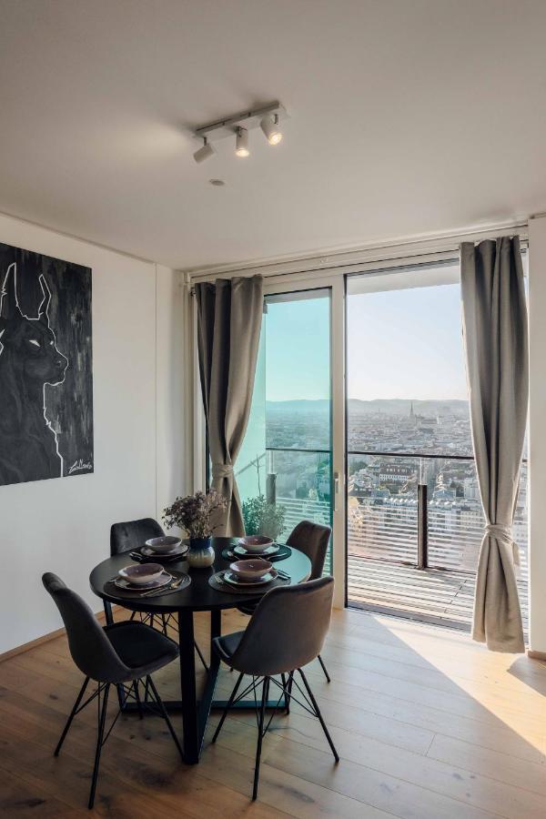 Design Apartment With Amazing View Over Vienna 2 Exterior photo